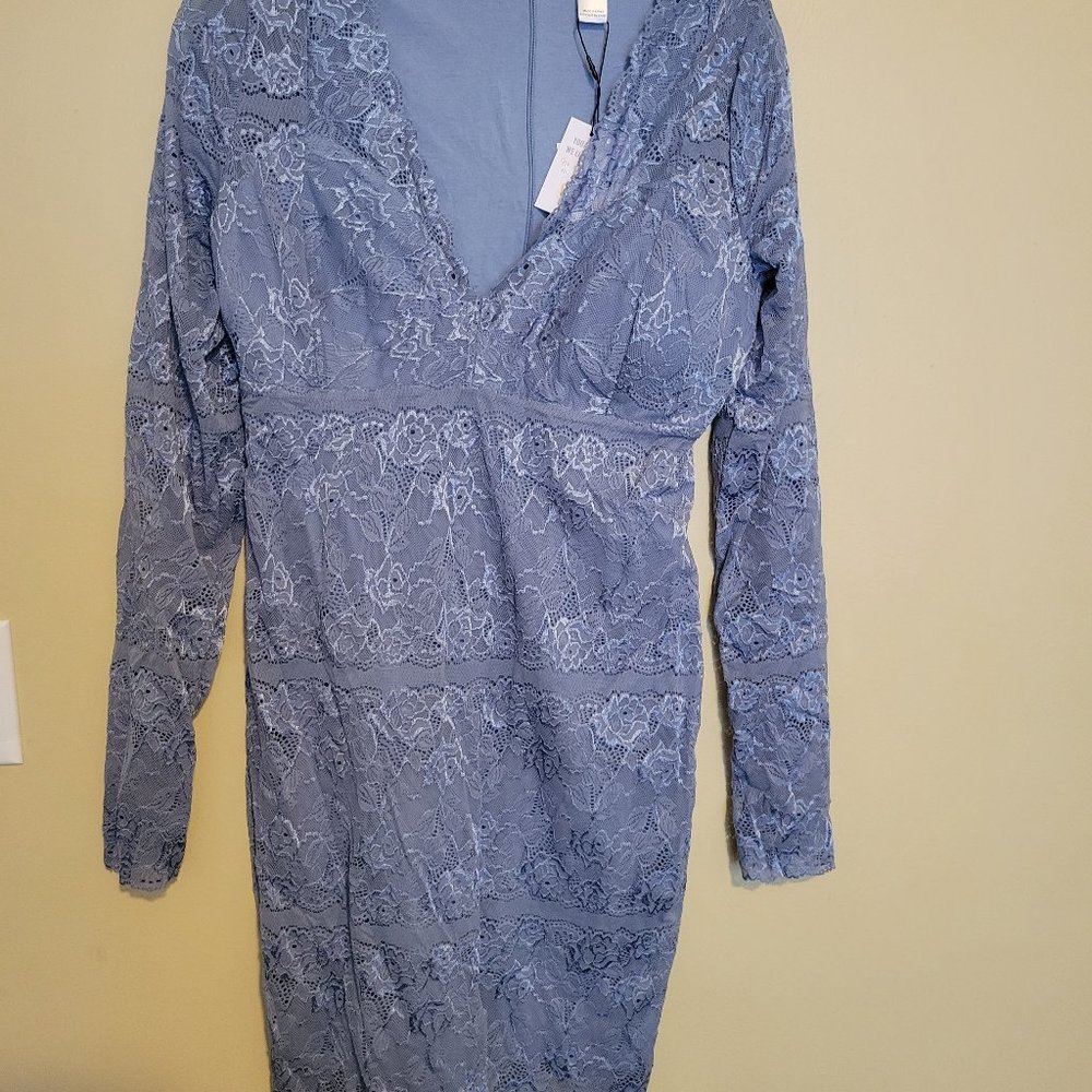 BLUE LACE DRESS